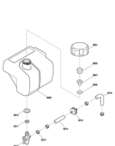 Part Location Diagram of 702855 Murray Filter, Fuel Tank